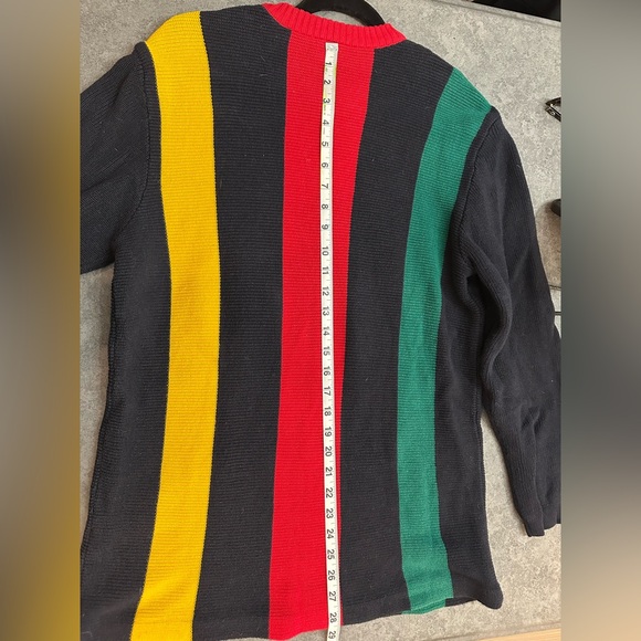 Tommy Hilfiger Multicolor Striped Knit Sweater Vintage - Picture 6 of 7